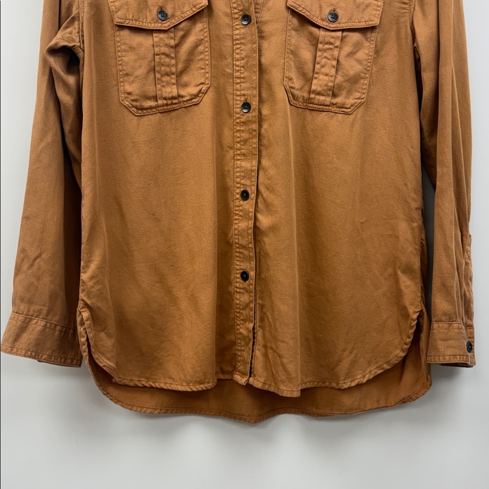 American Eagle Relaxed Collared Button Down Shirt… - image 3